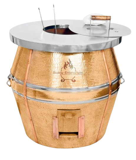 Premium Hammered Copper Home Tandoor